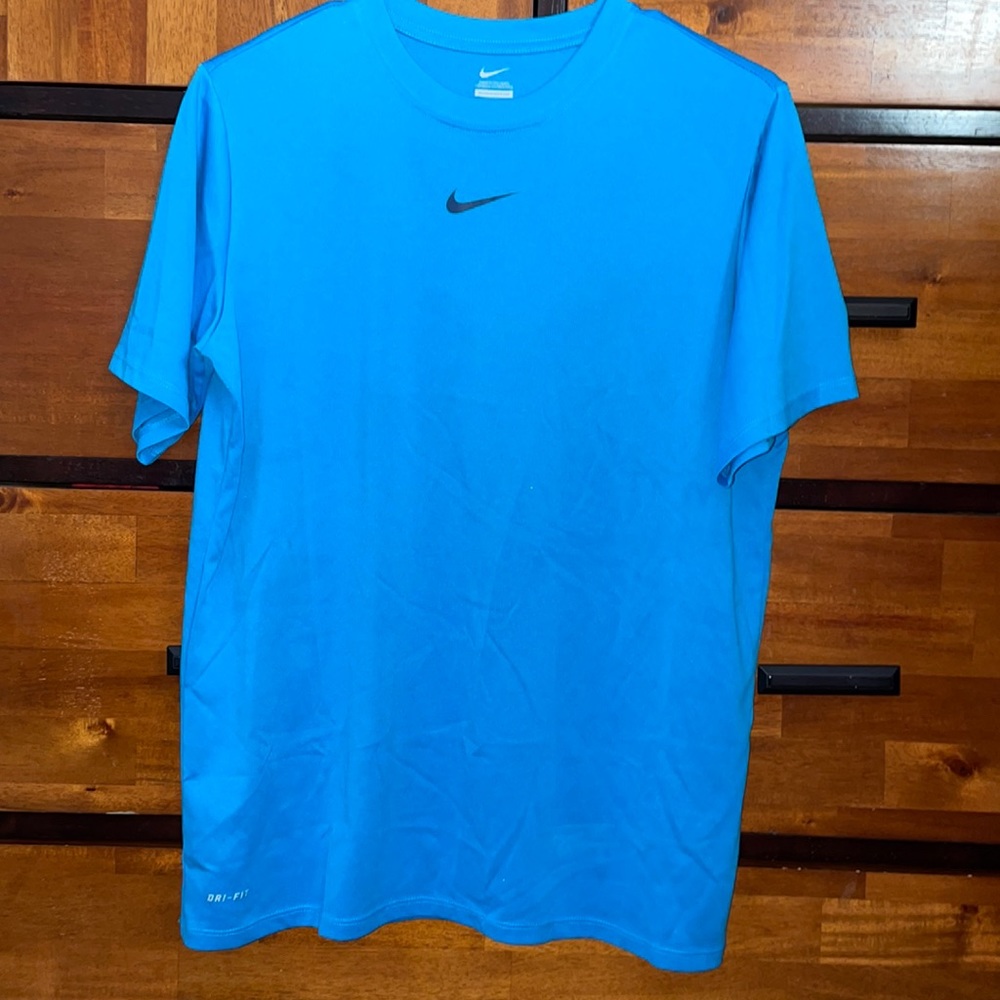 Nike light blue lightweight shirt